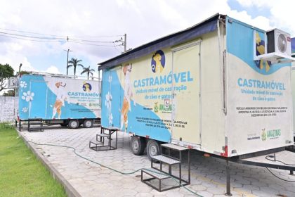 Pela primeira vez, Carauari recebe Castramóvel para castração e vacinação de animais
