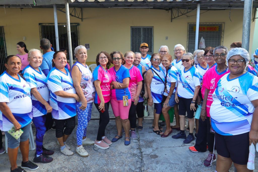Arena Rosa e Azul: Sejusc promove ação de saúde para pessoas idosas na zona norte de Manaus