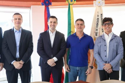 Prefeito David Almeida recebe Rede Record e Iurd para ampliar parcerias institucionais em Manaus