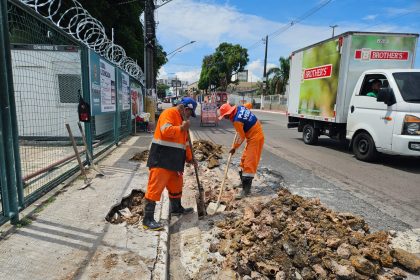 Ação imediata da Prefeitura de Manaus recupera drenagem profunda na avenida Padre Caballero Martin 