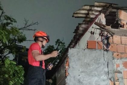 Corpo de Bombeiros atendeu 45 ocorrências após forte chuva em Manaus