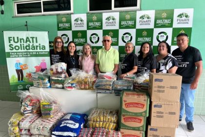 FUnATI Solidária: Instituição conclui doação de alimentos não perecíveis e produtos de limpeza a pessoas em vulnerabilidade social