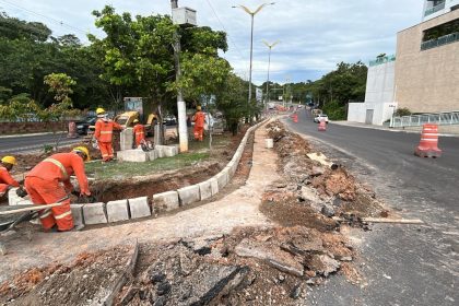 Prefeitura de Manaus avança para etapa final das obras de alargamento da ponte na avenida do Turismo