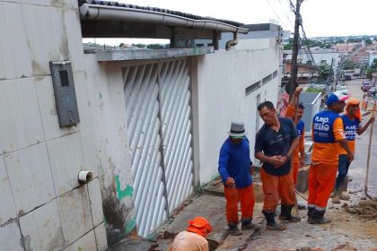 Prefeitura de Manaus realiza manutenção em galeria subterrânea no bairro São Francisco