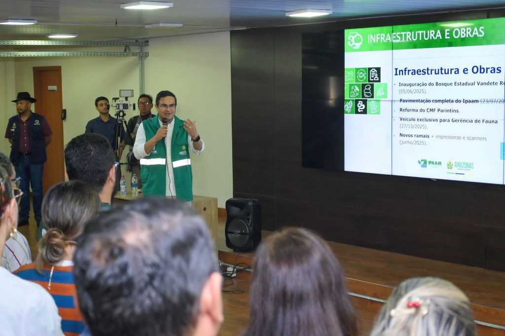 Ipaam abre celebração dos 30 anos com lançamento do Sisrev/AM e apresentação do Balanço Prévio 2025