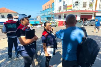 Fiscalização da Prefeitura de Manaus realiza 105 desobstruções durante ‘Mutirão no Bairro’ no Centro