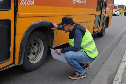 Prefeitura de Manaus intensifica fiscalização do transporte complementar na avenida Autaz Mirim