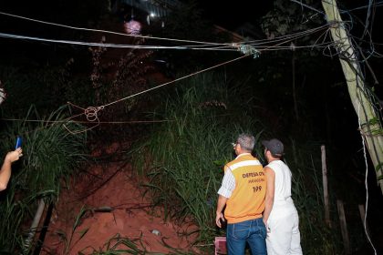 Equipes da Prefeitura de Manaus vão às ruas atender ocorrências das chuvas desta sexta 