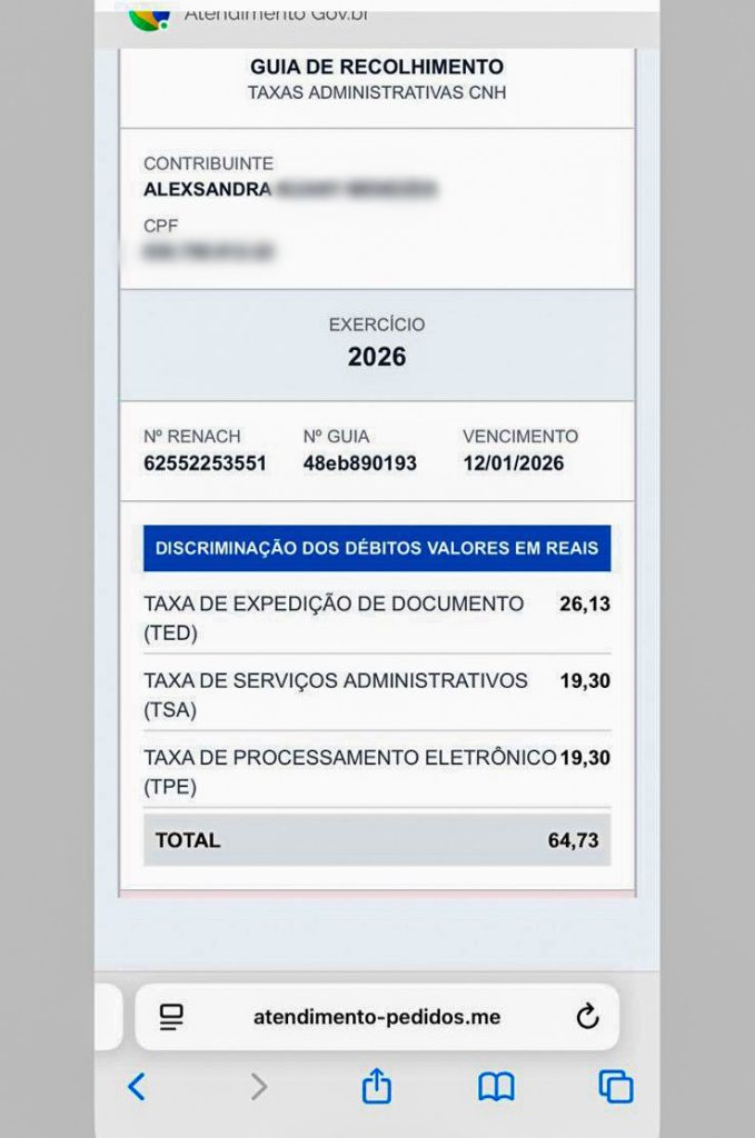 Detran Amazonas alerta sobre novo golpe relacionado a CNH Social