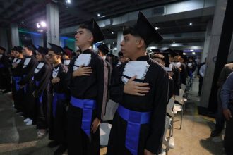 Governador Wilson Lima e vice-governador Tadeu de Souza participam de formatura de alunos da rede pública em ensino médio técnico na Fundação Matias Machline