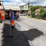 Prefeitura de Manaus revitaliza importante via do bairro Jorge Teixeira com recuperação asfáltica