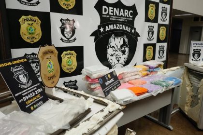 Em ação conjunta, PC-AM e Receita Federal apreendem maconha avaliada em R$ 1 milhão em freezer de transportadora