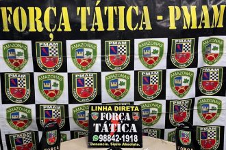 Polícia Militar do Amazonas apreende drogas e arma de fogo durante ação da Força Tática na zona leste da capital