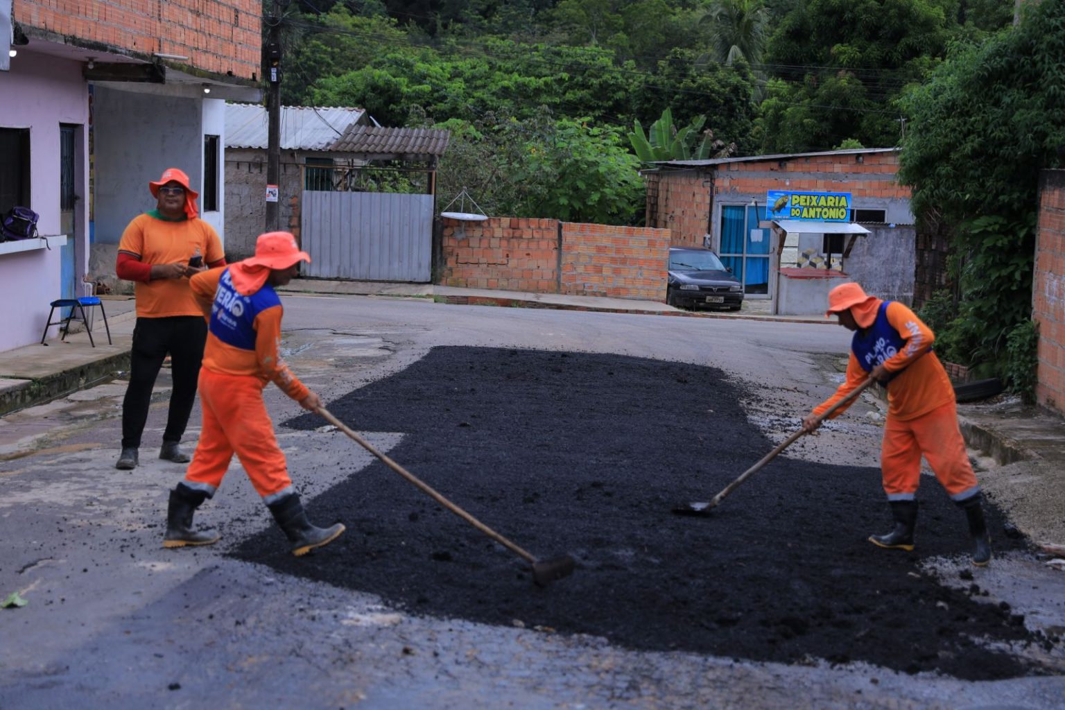 Prefeitura de Manaus avança na revitalização viária da comunidade Campo Salles, na zona Oeste