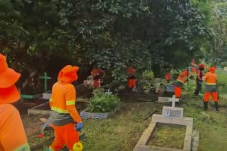 Prefeitura de Manaus avança no cronograma de manutenção dos cemitérios municipais
