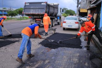 Prefeitura de Manaus recupera avenida Manaus 2000 e fortalece mobilidade urbana no bairro Japiim