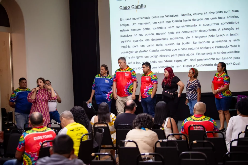 Carnaval na Floresta: Bandas, blocos e agremiações participam de formação do ‘Não é Não’