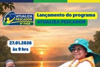 Governo do Estado lança a 4ª fase do programa Atualiza Pescador em Iranduba