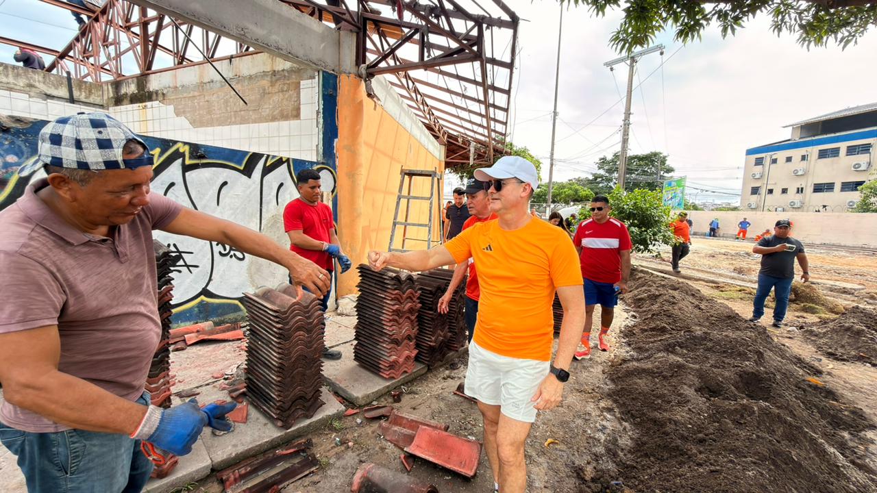 Prefeito David Almeida anuncia implantação de ecoponto no bairro Educandos e reforça organização dos serviços de limpeza urbana em Manaus