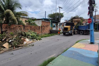 Prefeitura recolhe cerca de 500 toneladas de lixo e fortalece combate às lixeiras viciadas com bases operacionais em todas as zonas de Manaus