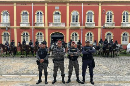Polícia Militar do Amazonas intensifica policiamento montado no Centro de Manaus