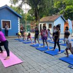 Atividade de ‘Pilates Kids’ é aprovada pelas crianças em colônia de férias da Prefeitura de Manaus