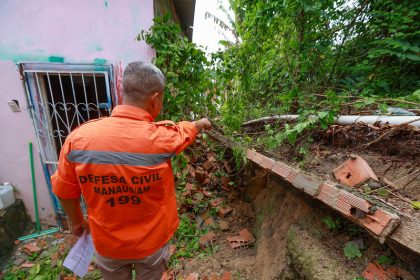 Prefeitura de Manaus atende ocorrências e mantém equipes de pronta resposta durante chuvas desta segunda-feira