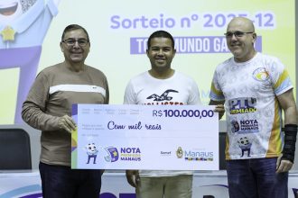 Sorteio especial marca encerramento da edição 2025 da ‘Nota Premiada Manaus’ com premiação total de R$ 400 mil