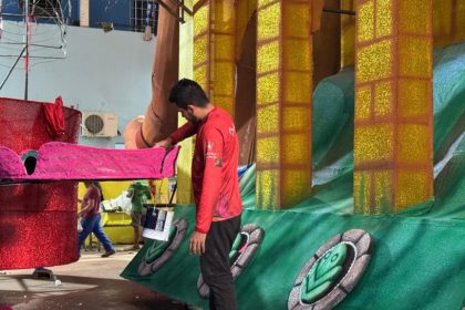 Carnaval na Floresta 2026: Com barracões a todo vapor, escolas de samba do grupo especial de Manaus intensificam preparativos para o desfile