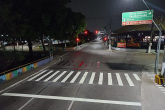 Prefeitura de Manaus investe na organização do trânsito com implantação de sinalização na capital