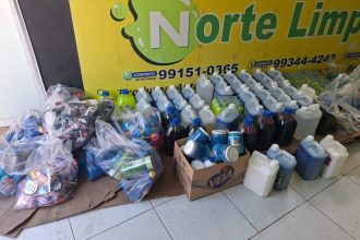 Após denúncia, PC-AM, Procon e Visa Manaus desarticulam loja clandestina que fabricava produtos de limpeza