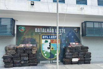 Polícia Militar do Amazonas apreende 1,1 tonelada de entorpecente e prende três homens 