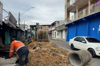 Prefeitura de Manaus recupera rede de drenagem no Novo Aleixo e garante mais segurança a moradores e comerciantes