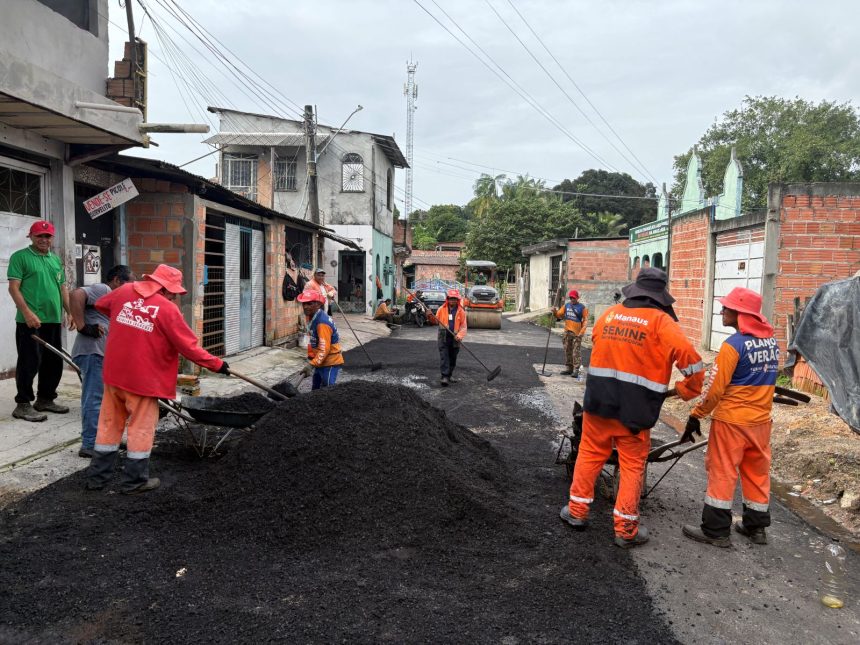 Prefeitura recupera via no bairro Jorge Teixeira e garante mais segurança e mobilidade aos moradores