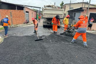 Obras simultâneas da Prefeitura de Manaus avançam e transformam vias do bairro Cidade Nova