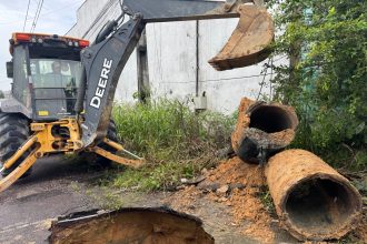 Prefeitura reforça drenagem profunda e garante segurança no bairro Novo Aleixo após chuvas intensas