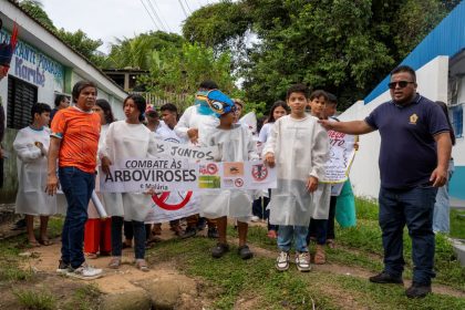 Bloco de Carnaval ‘Sorriso do Livramento’ estimula prevenção e promoção da saúde em comunidade rural de Manaus