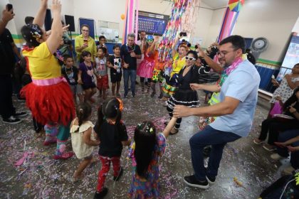 Sejusc realiza “Bailinho de Carnaval” para crianças durante o Governo Presente