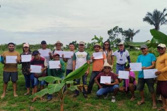 Sepror leva qualificação de Boas Práticas na Produção de Melancia, Hortaliças e Biofertilizantes a produtores de Manaquiri