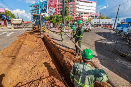 Prosai Parintins: Obras do novo sistema de abastecimento de água entram em fase final de execução