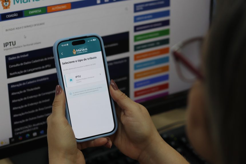 Pagamento antecipado do IPTU 2026 pelo carnê digital garante até 11% de desconto