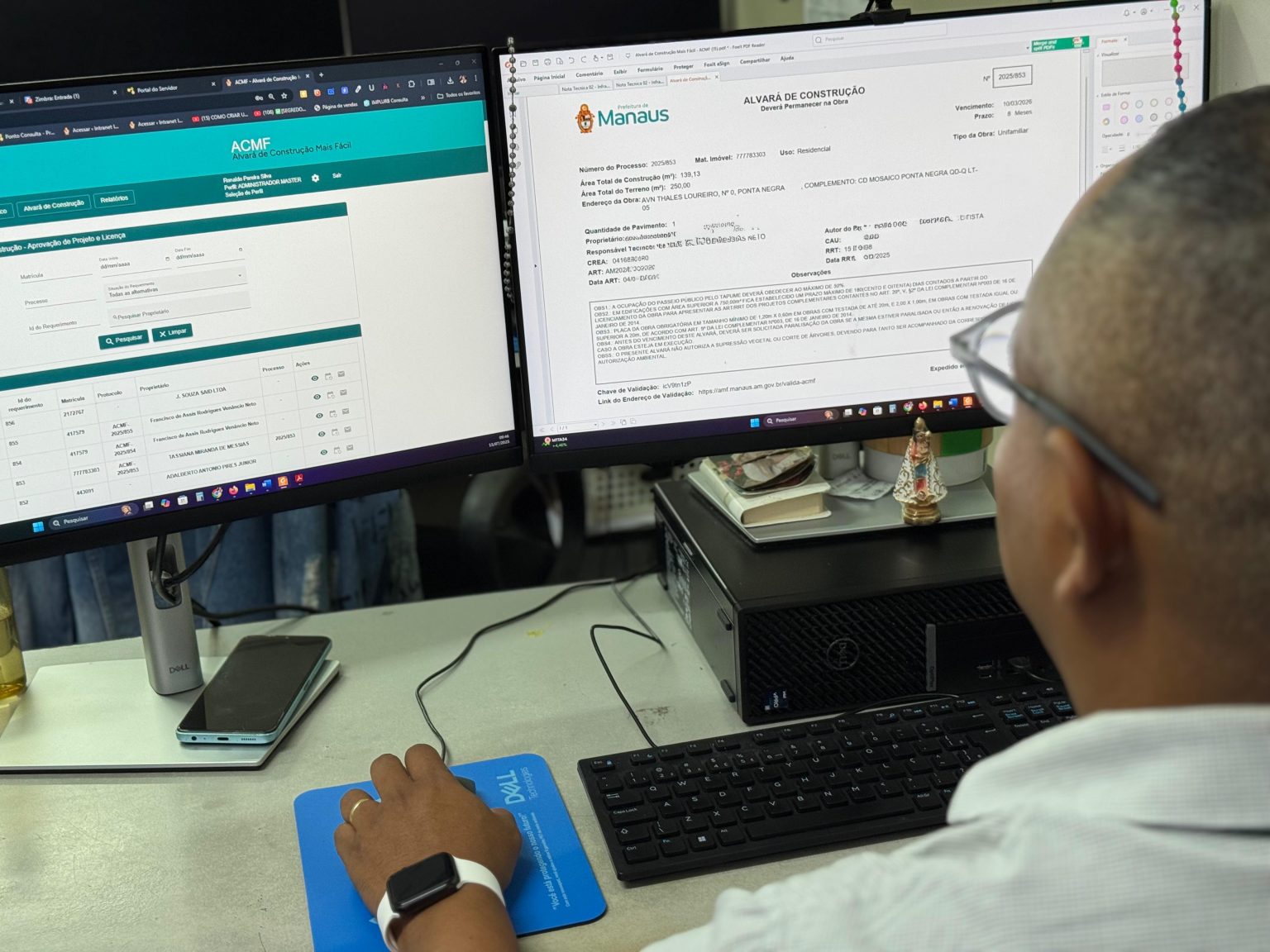 Prefeitura de Manaus já licenciou mais de 22 mil metros quadrados com novo Alvará de Construção Mais Fácil