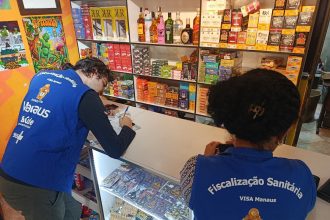 Visa Manaus apreende medicamentos em situação irregular em ação conjunta com a Polícia Civil