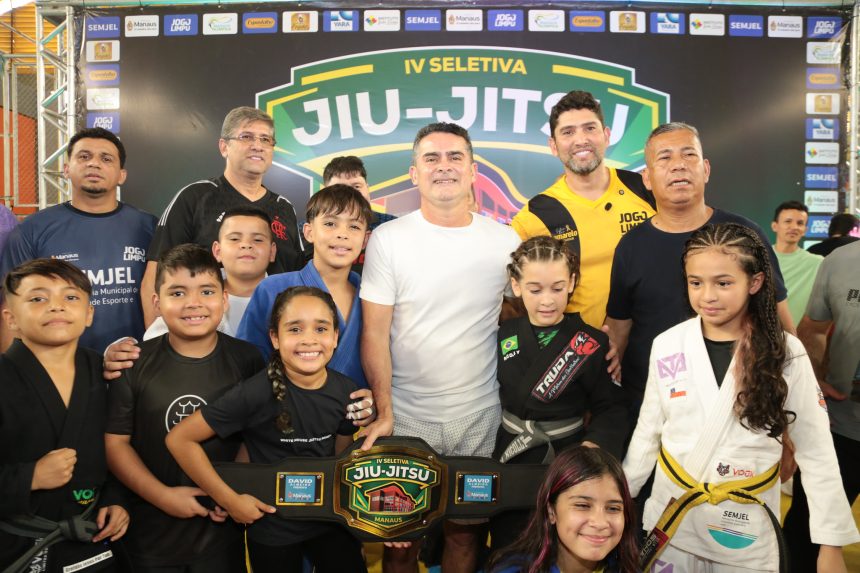 David Almeida celebra recorde de atletas na 4ª Seletiva Manaus de Jiu-Jitsu e garante apoio aos campeões