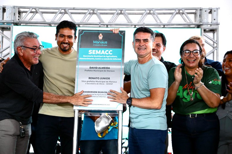 Prefeito David Almeida entrega nova sede da Semacc, moderniza estrutura administrativa e amplia ações de abastecimento em Manaus
