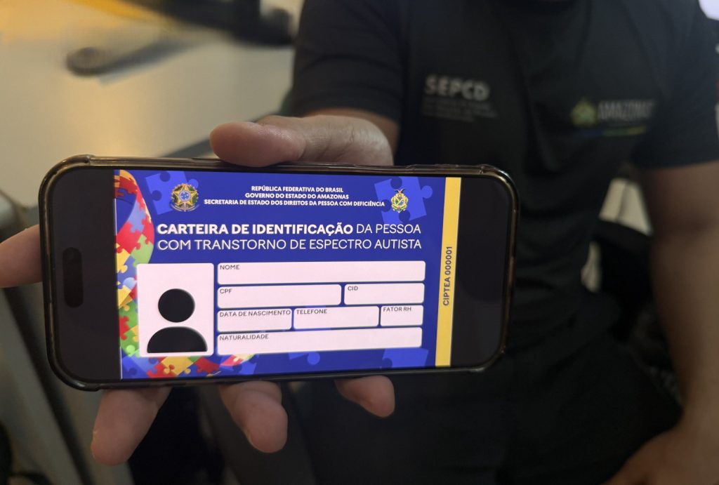 Governo do Amazonas disponibiliza nova identidade da Carteira de Identificação da Pessoa com Transtorno do Espectro Autista