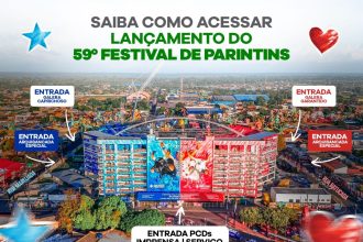 Lançamento Parintins 2026: Público terá entrada gratuita para o evento no Bumbódromo