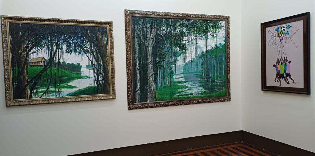 ‘Manaus: Arte e Memória da Amazônia’ reabre no Palácio da Justiça com obra inédita de Moacir Andrade