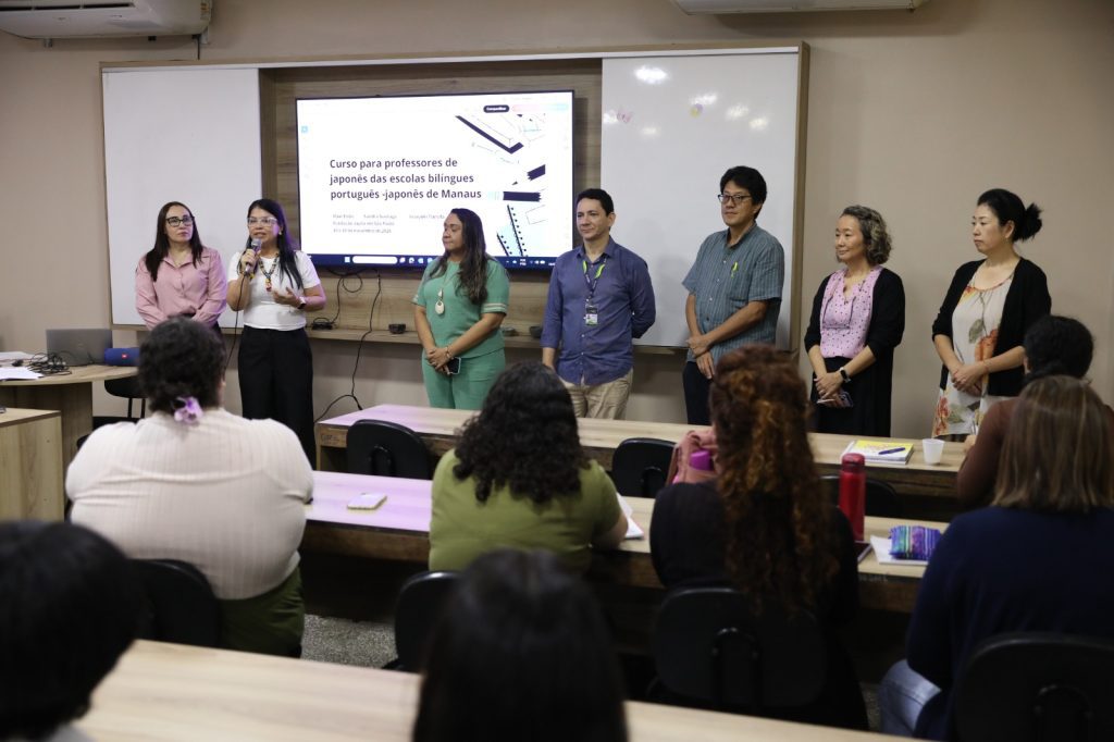 Educadores de escolas bilíngues de Manaus participam de formação para professores de Japonês