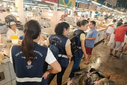 Visa Manaus dá continuidade à operação ‘Semana Santa’ com inspeções orientativas em feiras da cidade